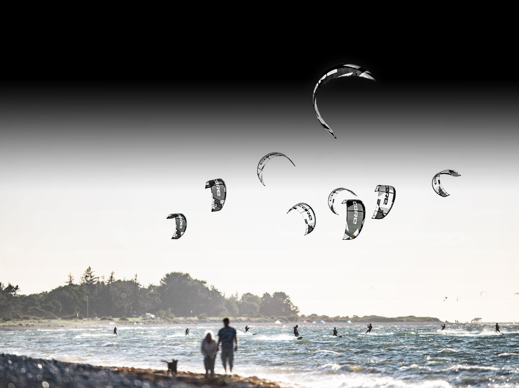 CARVED + CORE Kiteboarding Beach