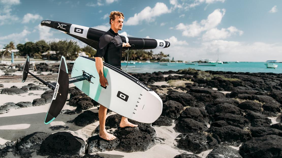 Linus Erdmann  with a Roamer at the Beach